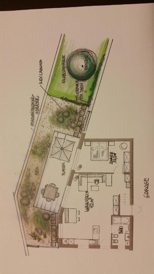 Ruhige Ferienwohnung Mit Garten Und Garage In Privatvilla مارلينغو المظهر الخارجي الصورة